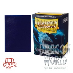 Standard Sleeves - Night Blue Matte - 100CT - Dragon Shield